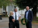 Župan občine Škofja Loka g. Tine Radinja in podpredsednik OZVVS Škofja Loka g. Janez Dolinar.