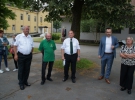 Člani OZVVS in podžupan g. Robert Strah pred prireditvijo.