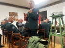 Podpredsednik OZVVS Zg. Gorenjske g. Brane Ambrožič