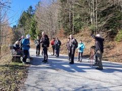 Postanek glavne skupine na Golici nad Selško dolino