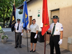 Praporščaki:    policijsko veteransko društvo Sever,     zveza slovenskih časnikov,   zveza vojnih veteranov za Slovenijo (vsi Škofja Loka)