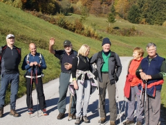 skupina iz Poljanske doline pod Zaprevalom